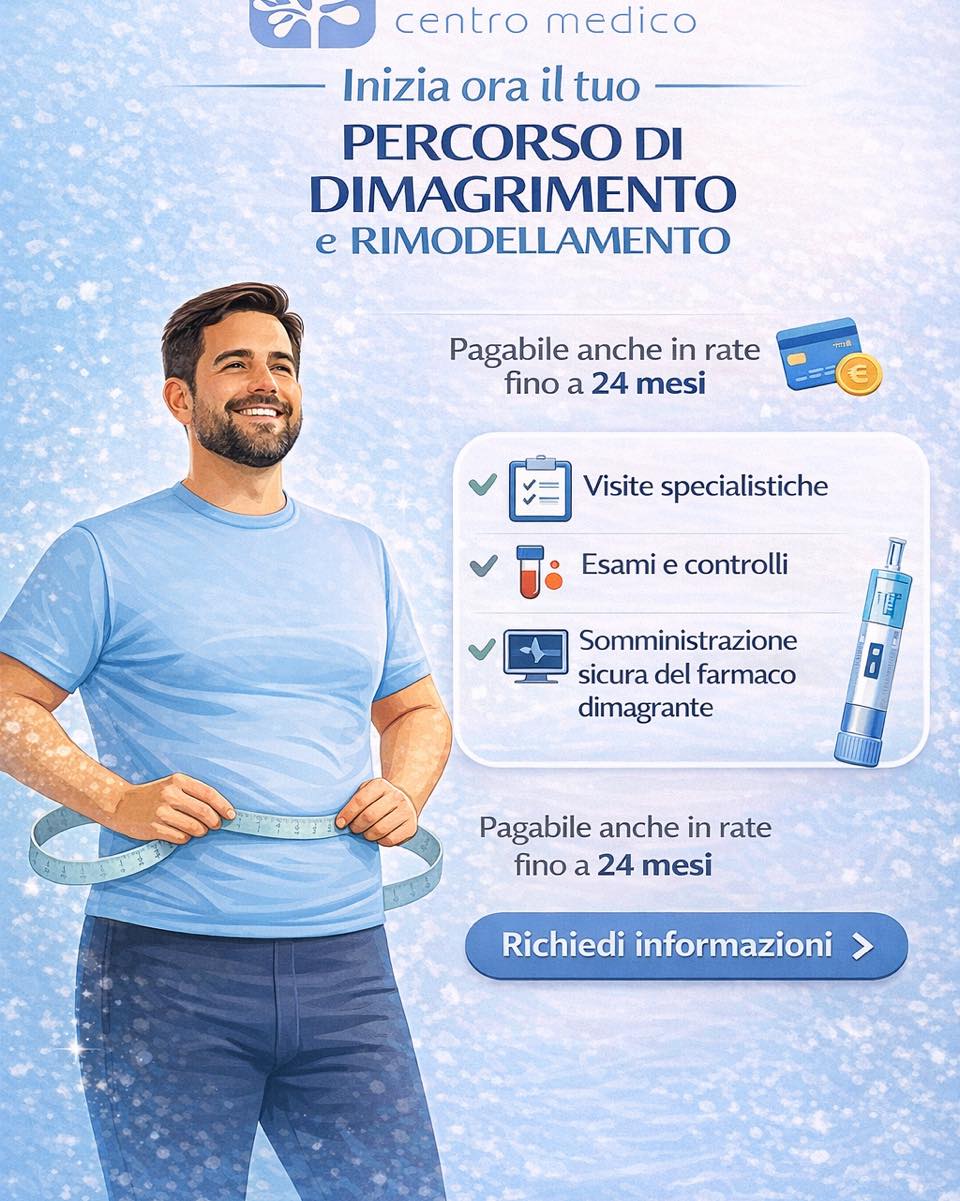 Locandina Novavita sul percorso medico di dimagrimento e rimodellamento